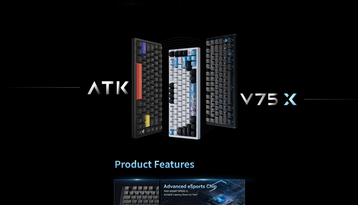VXE V75X V75K Wireless Gaming Keyboard | 75% Aluminum Mechanical ...