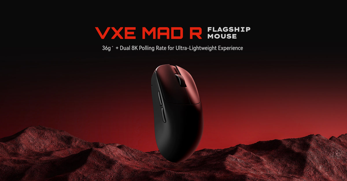 VXE MAD R Wireless Mouse | 36g Peak Performance Gaming Gear – VXE Studio