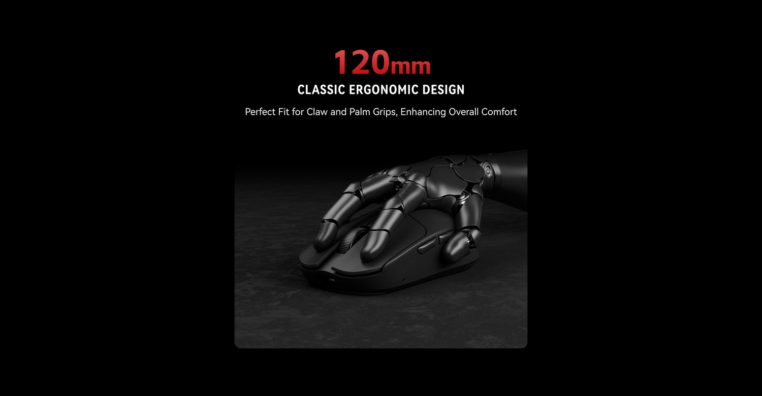 Kiểu cầm claw và palm trên VXE MAD R